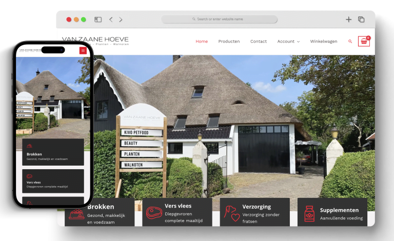 Woocommerce van Zaane Hoeve door NDG Media