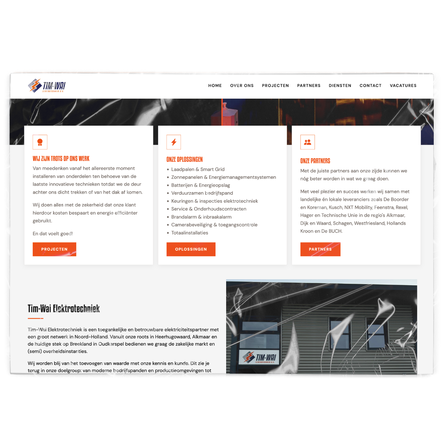 Homepage van twelektro
